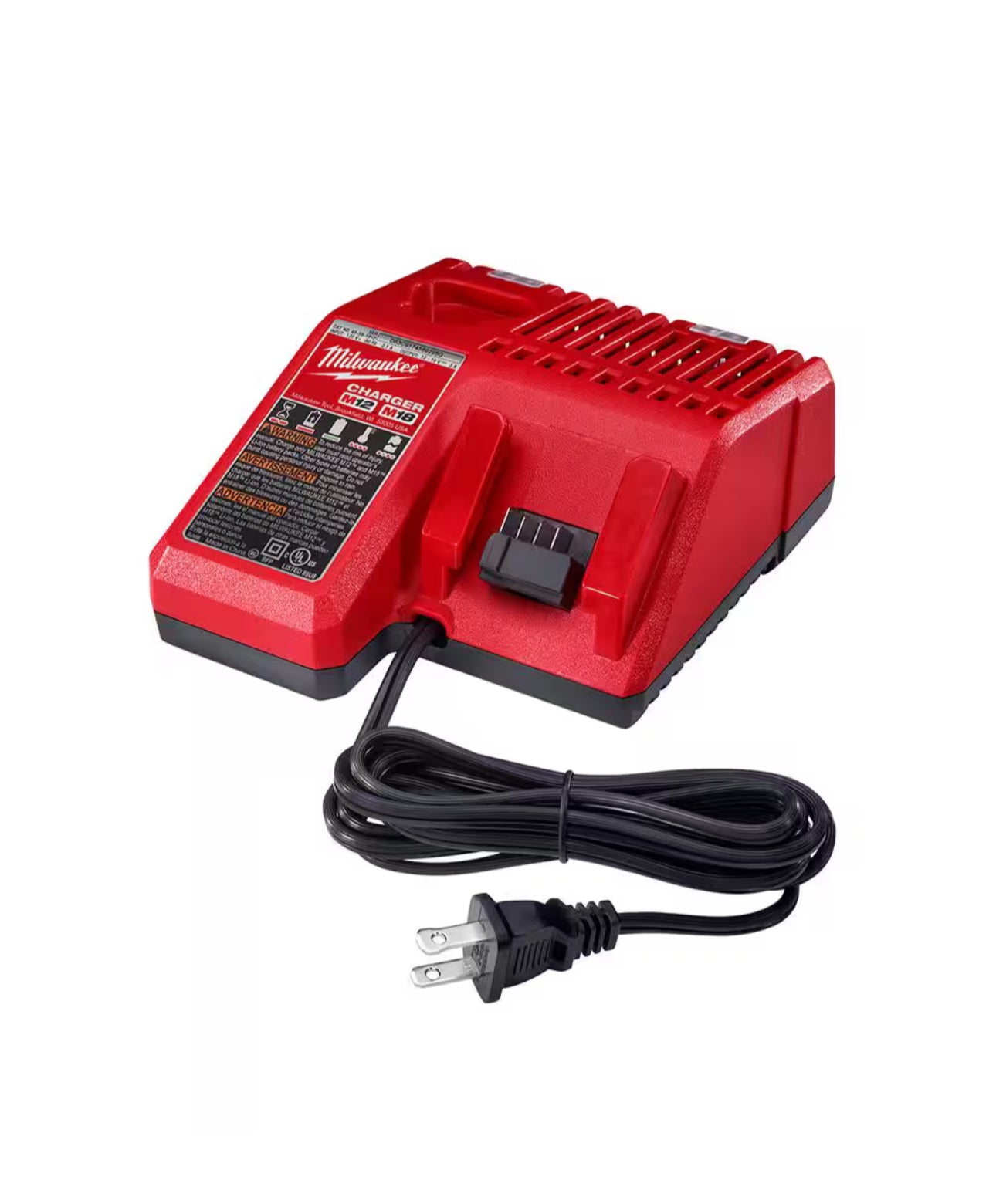 Milwaukee M18 and M12 Multi Voltage Battery Charger MIKE RESELLS LLC