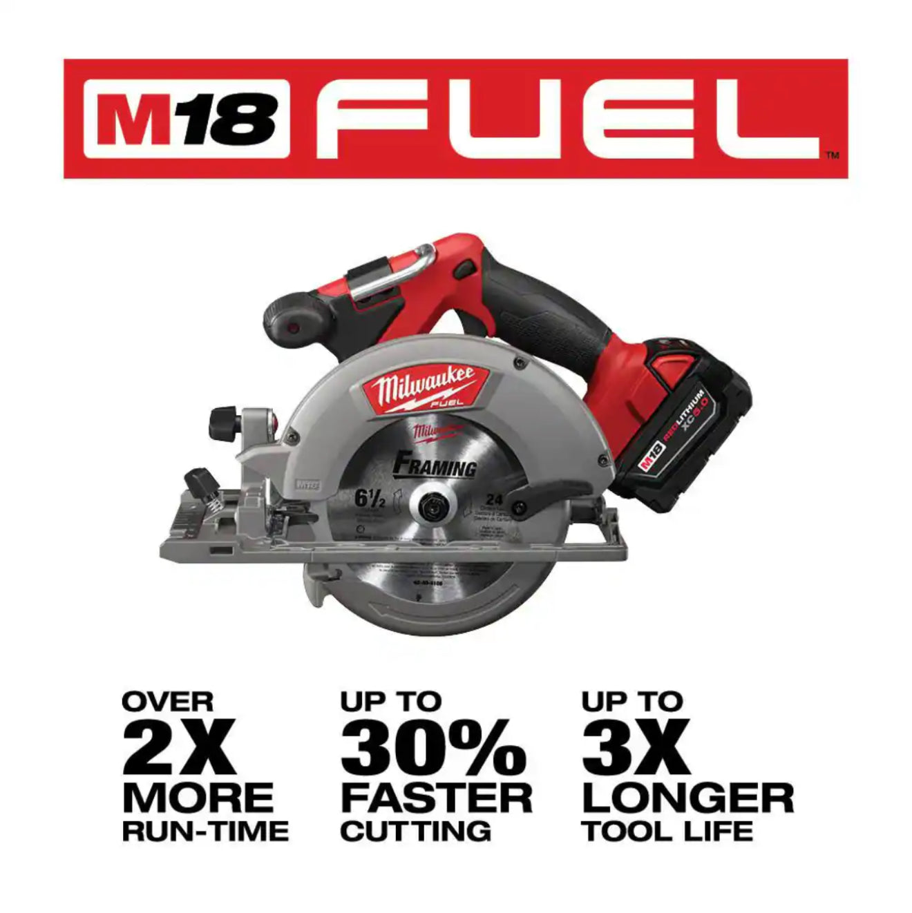 Sierra circular Milwaukee M18 FUEL de 6-1/2" (2730-20) 