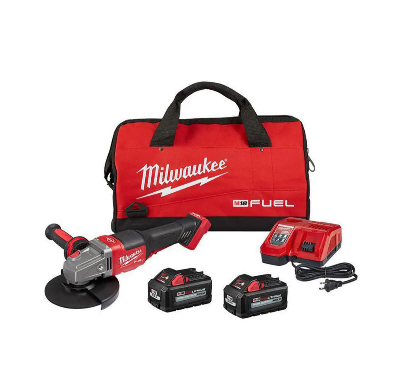 Milwaukee M18 FUEL™ 4-1/2” - 6” Bremsschleifer-Kit, Schiebeschalter, Lock-On (2981-22) 