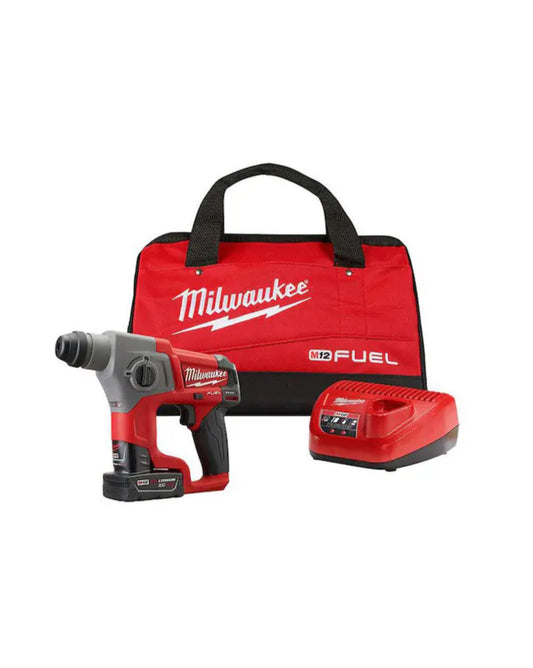 Milwaukee M12 Cordless 5/8 SDS PLUS Rotary Hammer Kit (2416-21XC)