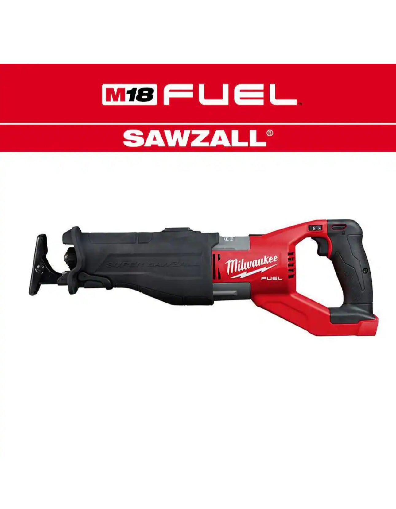 Milwaukee M18 FUEL Brushless Cordless Super SAWZALL Orbital Reciprocating Saw (2722-20)