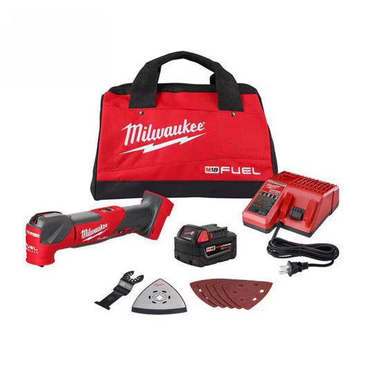 Milwaukee M18 FUEL Oscillating Multi-Tool Kit with one 5.0 Ah Battery, Charger, Tool Bag (2836-21)