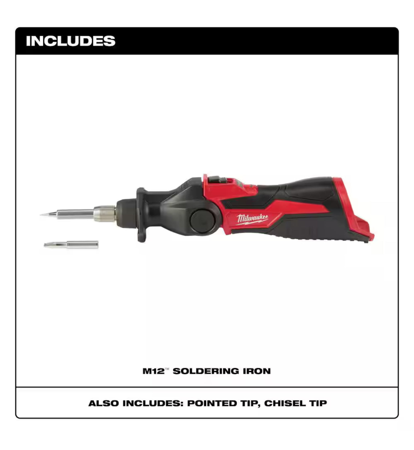 Milwaukee M12 Cordless Soldering Iron (2488-20)