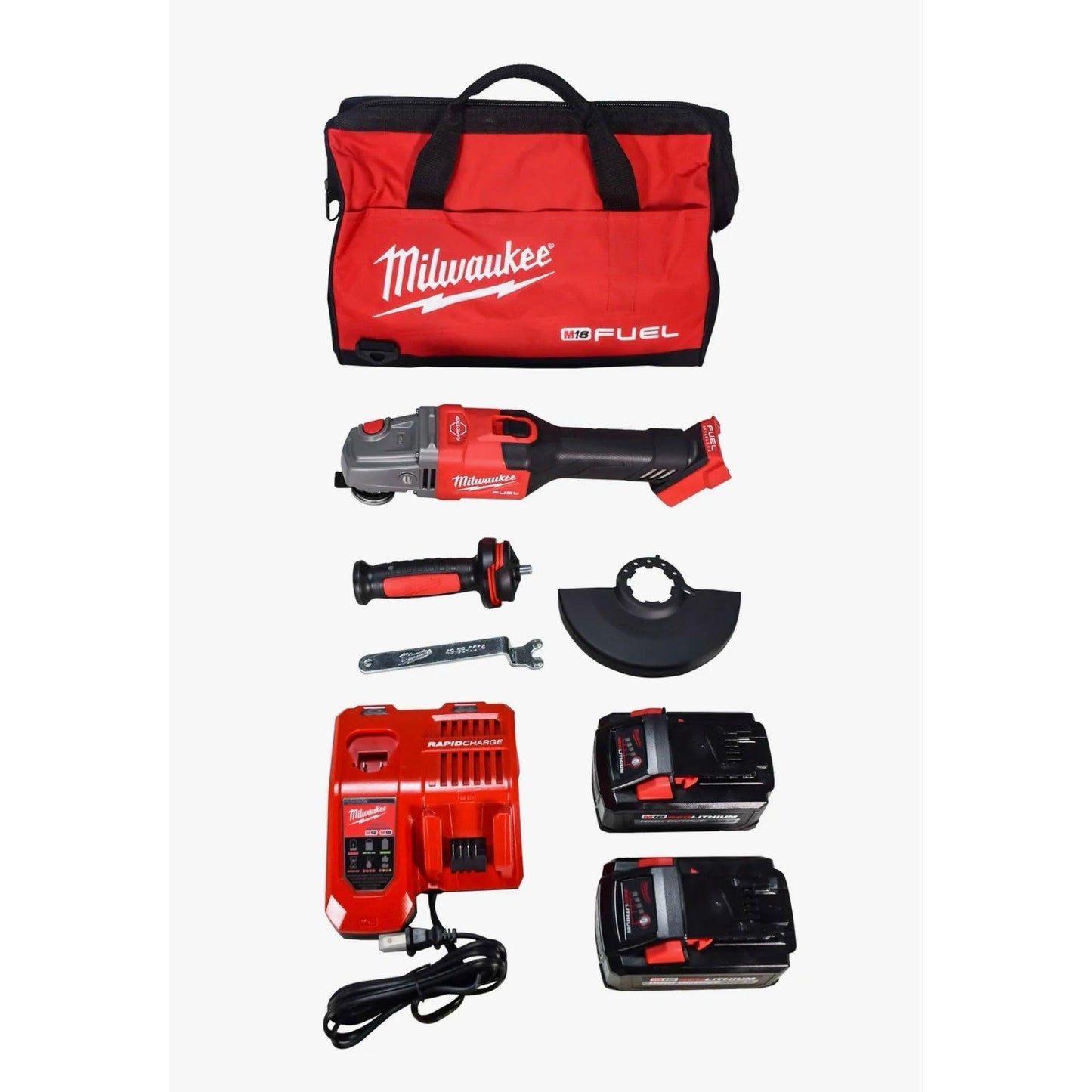 Milwaukee M18 FUEL™ 4-1/2” - 6” Bremsschleifer-Kit, Schiebeschalter, Lock-On (2981-22) 