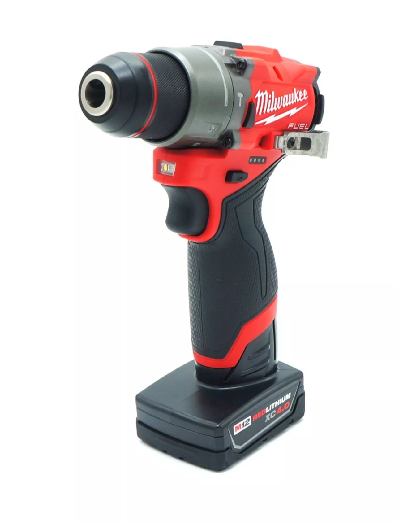 Milwaukee M12 Fuel 1/2 Hammer Drill (3404-20) with a 4.0 Ah Battery