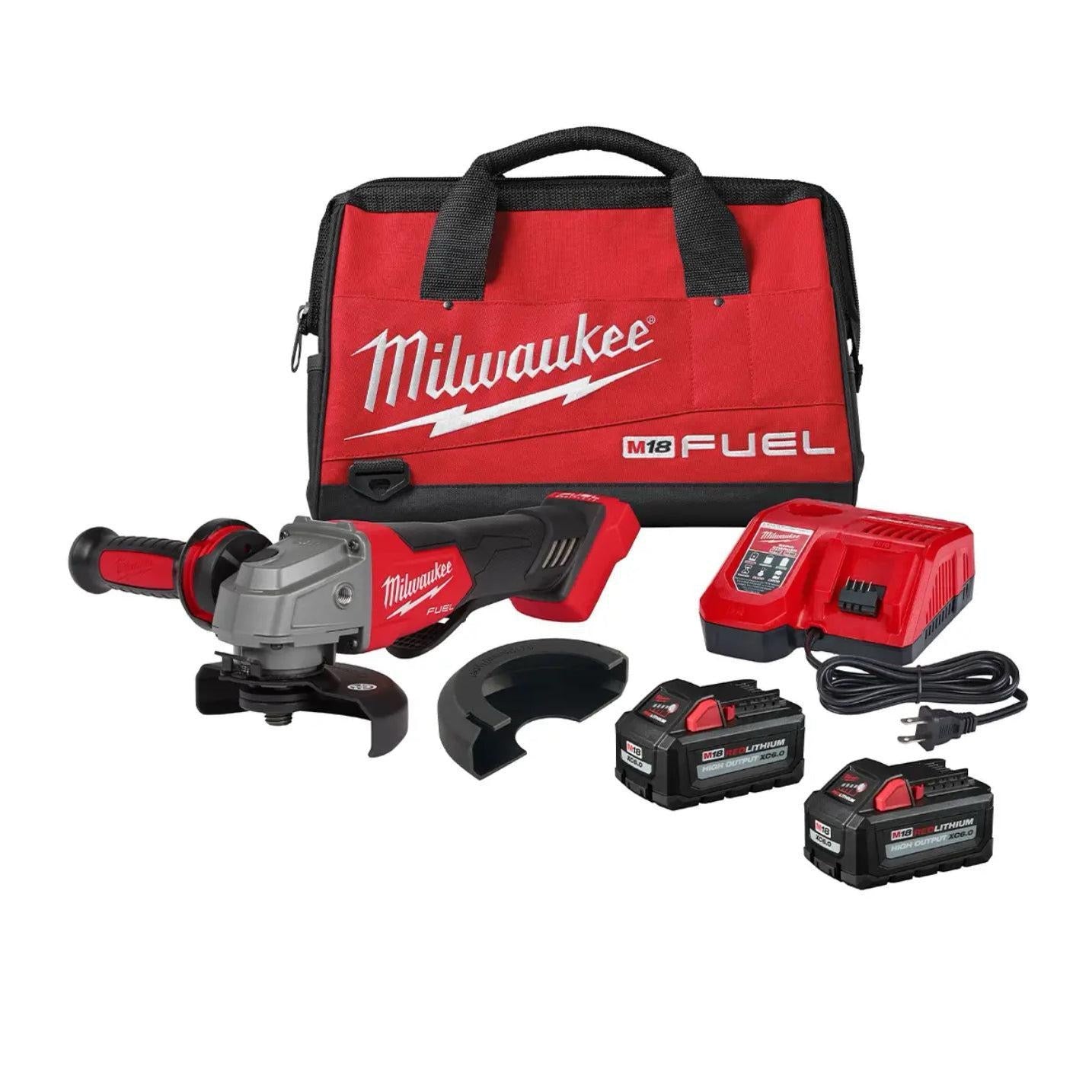 Milwaukee M18 FUEL™ 4-1/2” - 6” Bremsschleifer-Kit, Schiebeschalter, Lock-On (2981-22) 