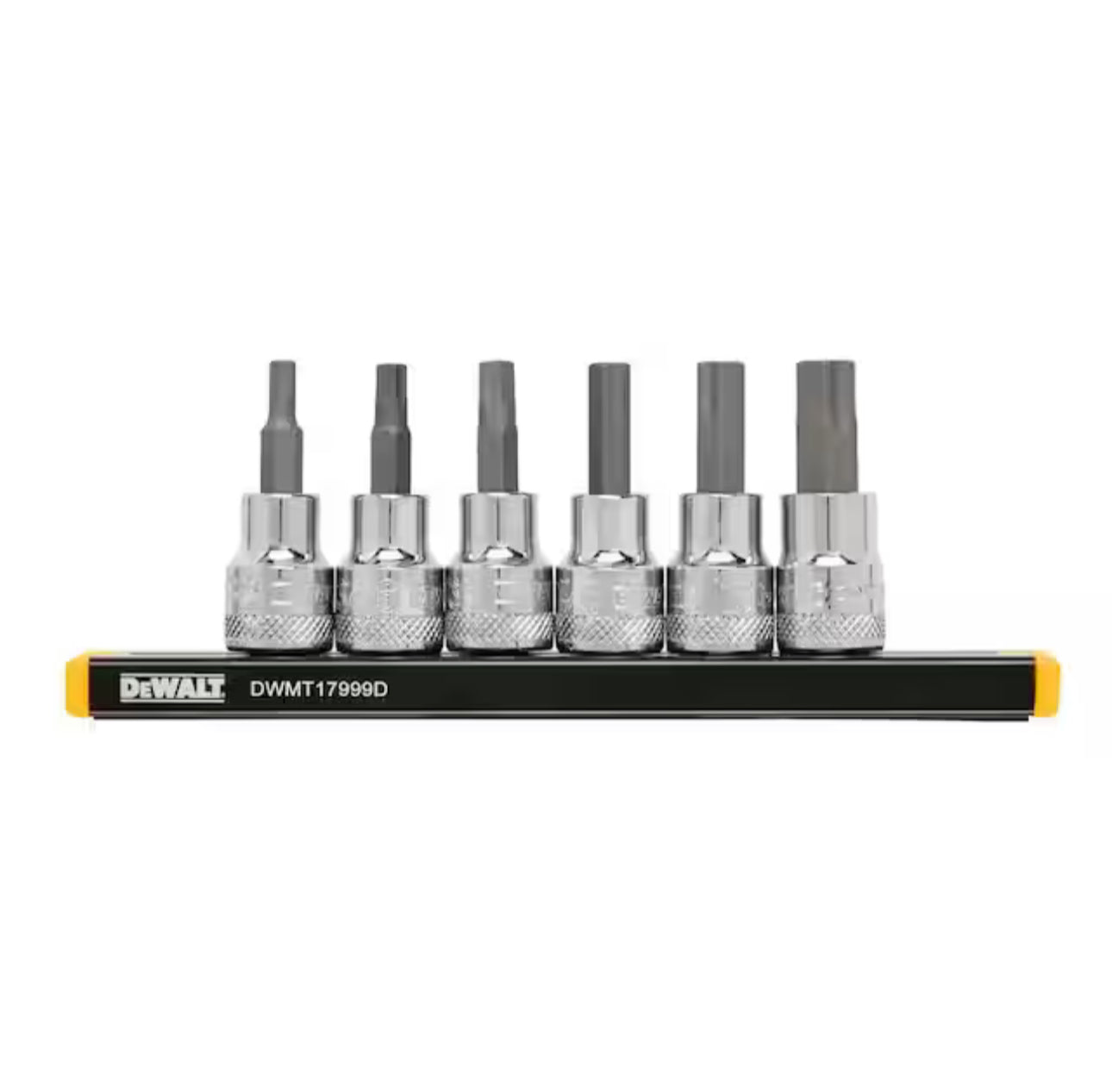 DEWALT 3/8” Drive SAE Hex Socket Set (6-Piece)