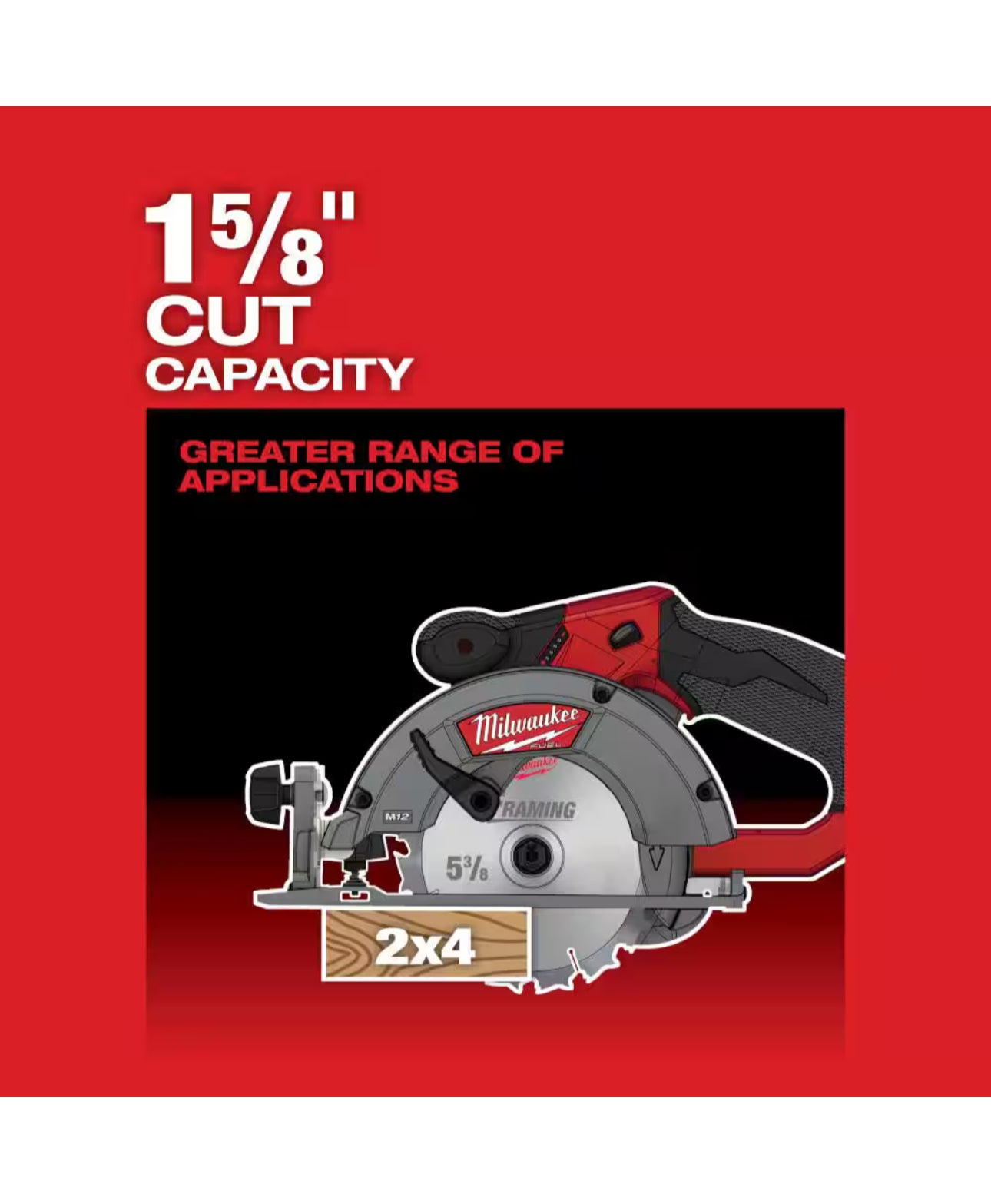 Sierra circular Milwaukee M12 FUEL de 5-3/8” (2530-20) 