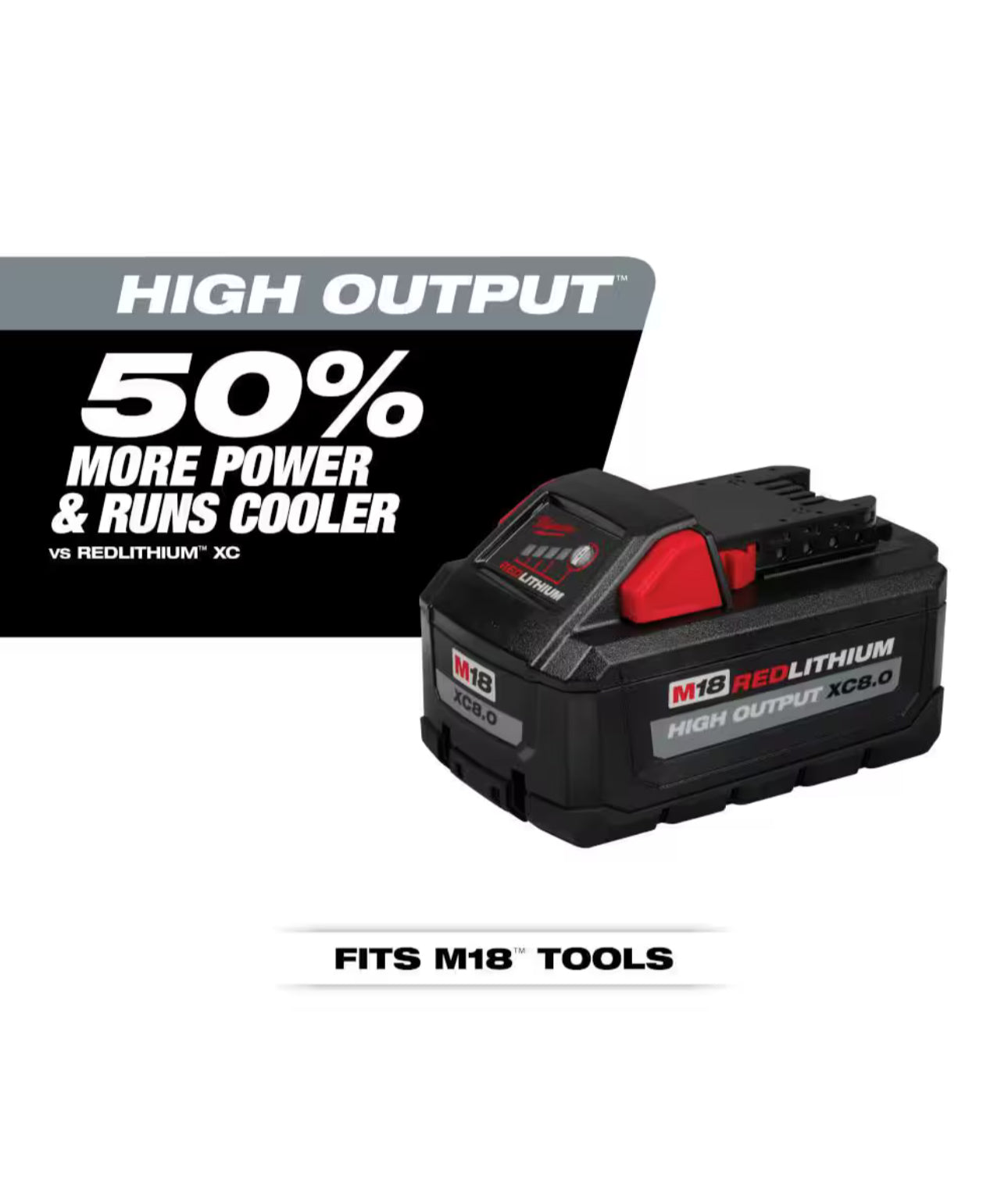 Milwaukee 48-11-1880 M18 HIGH OUTPUT 8.0 Akku