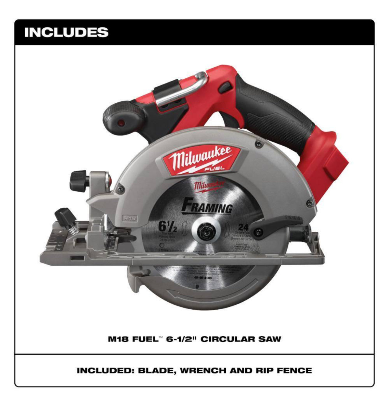 Sierra circular Milwaukee M18 FUEL de 6-1/2" (2730-20) 