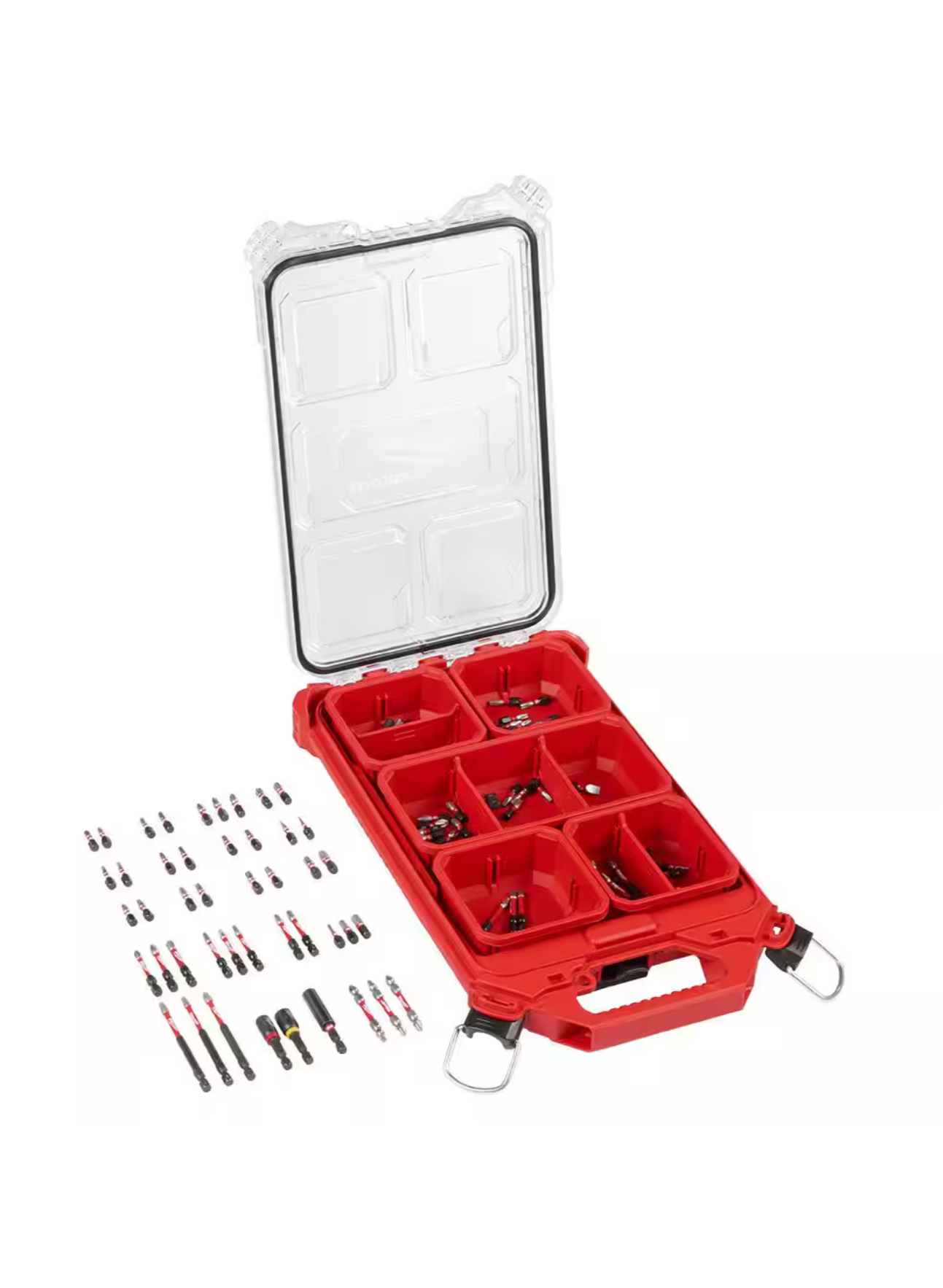 Milwaukee SHOCKWAVE Impact Duty Alloy Steel Driver Bit Set with PACKOUT Case (90-Piece)