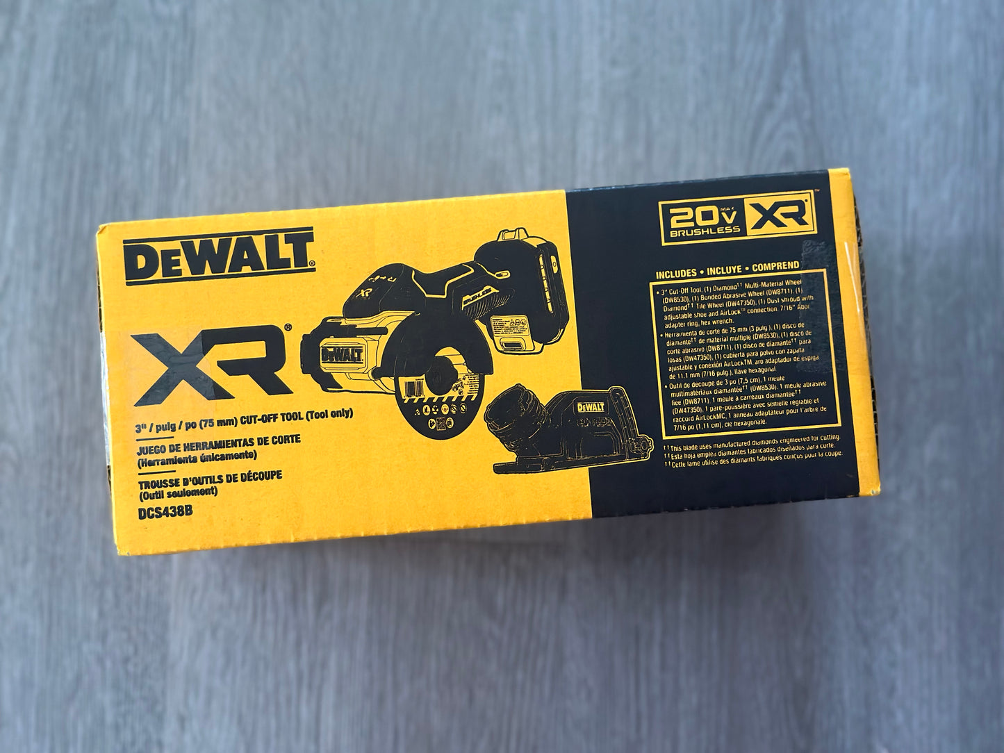 DEWALT 20V XR Akku-Trennwerkzeug, 3 Zoll (nur Werkzeug) 