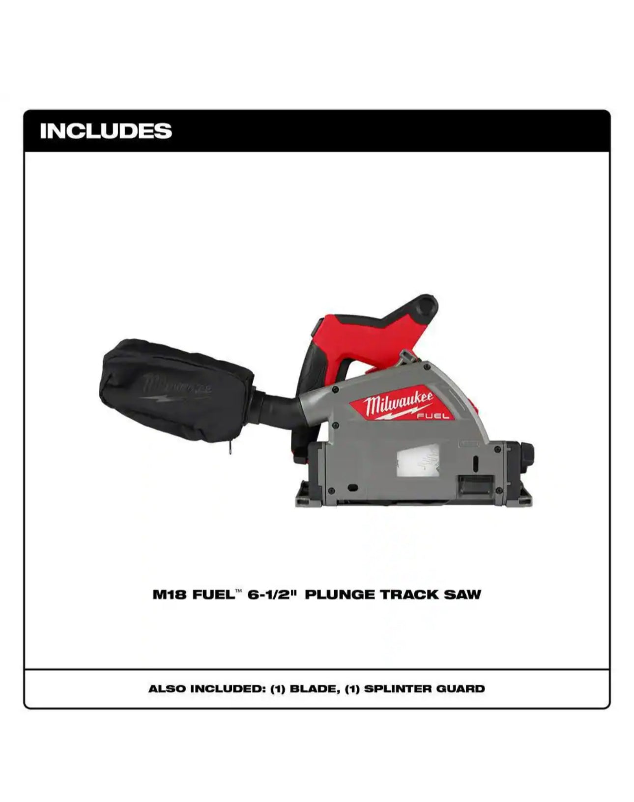 Milwaukee M18 Fuel Plunge Cut Track Saw (2831-20)