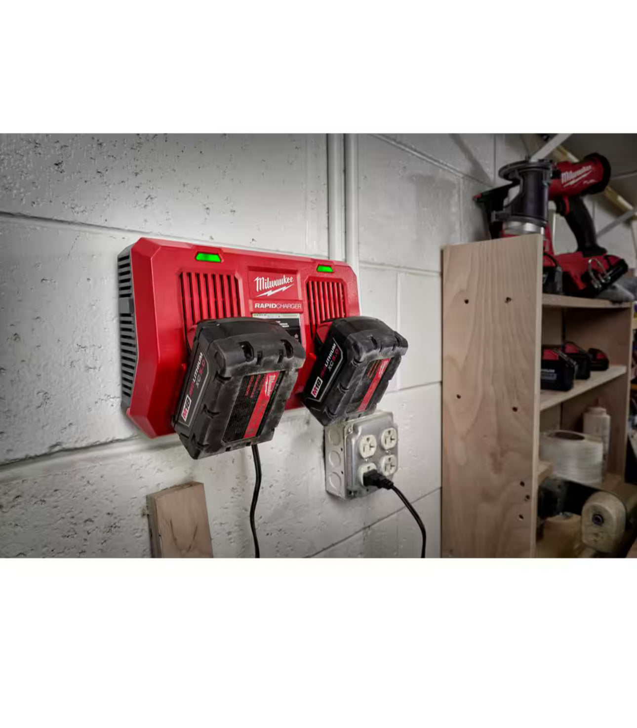 Milwaukee M18 Dual Bay Rapid Battery Charger