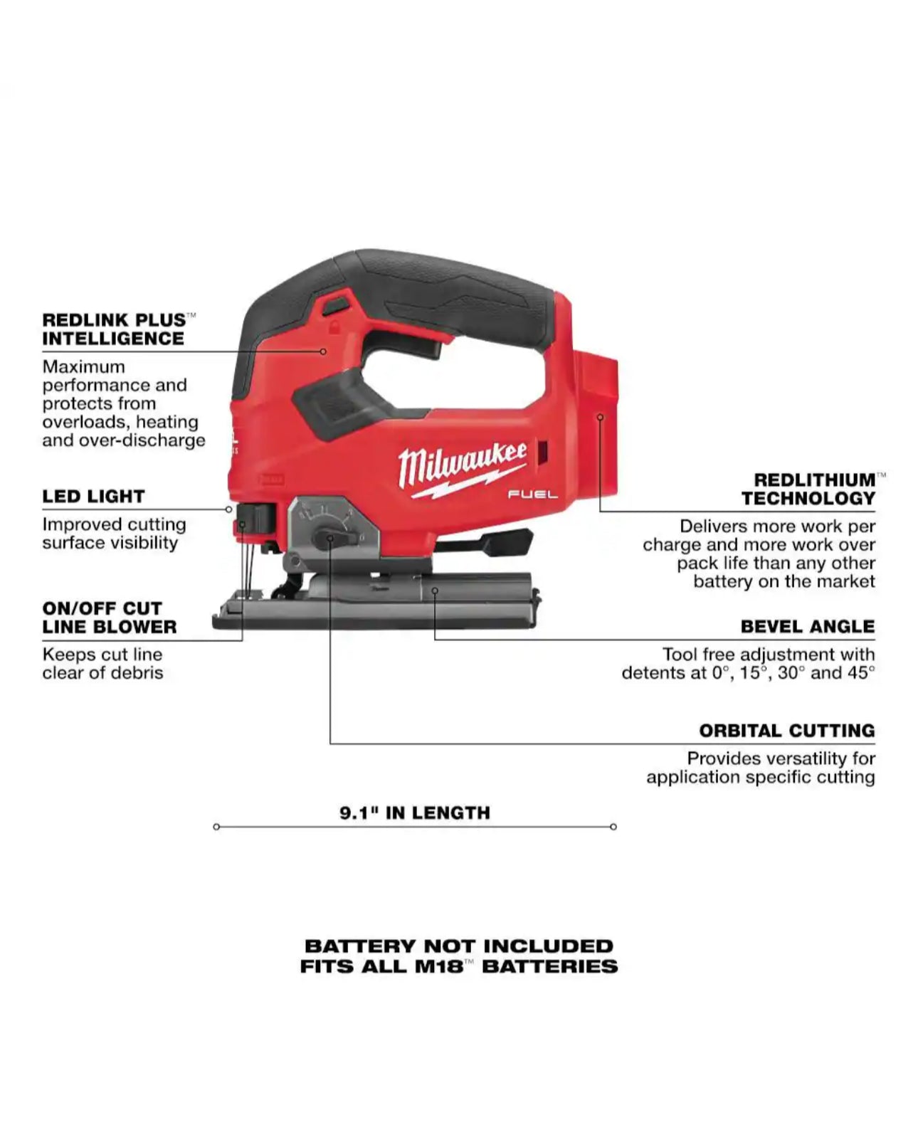 Milwaukee M18 Fuel Stichsäge (2737-20)