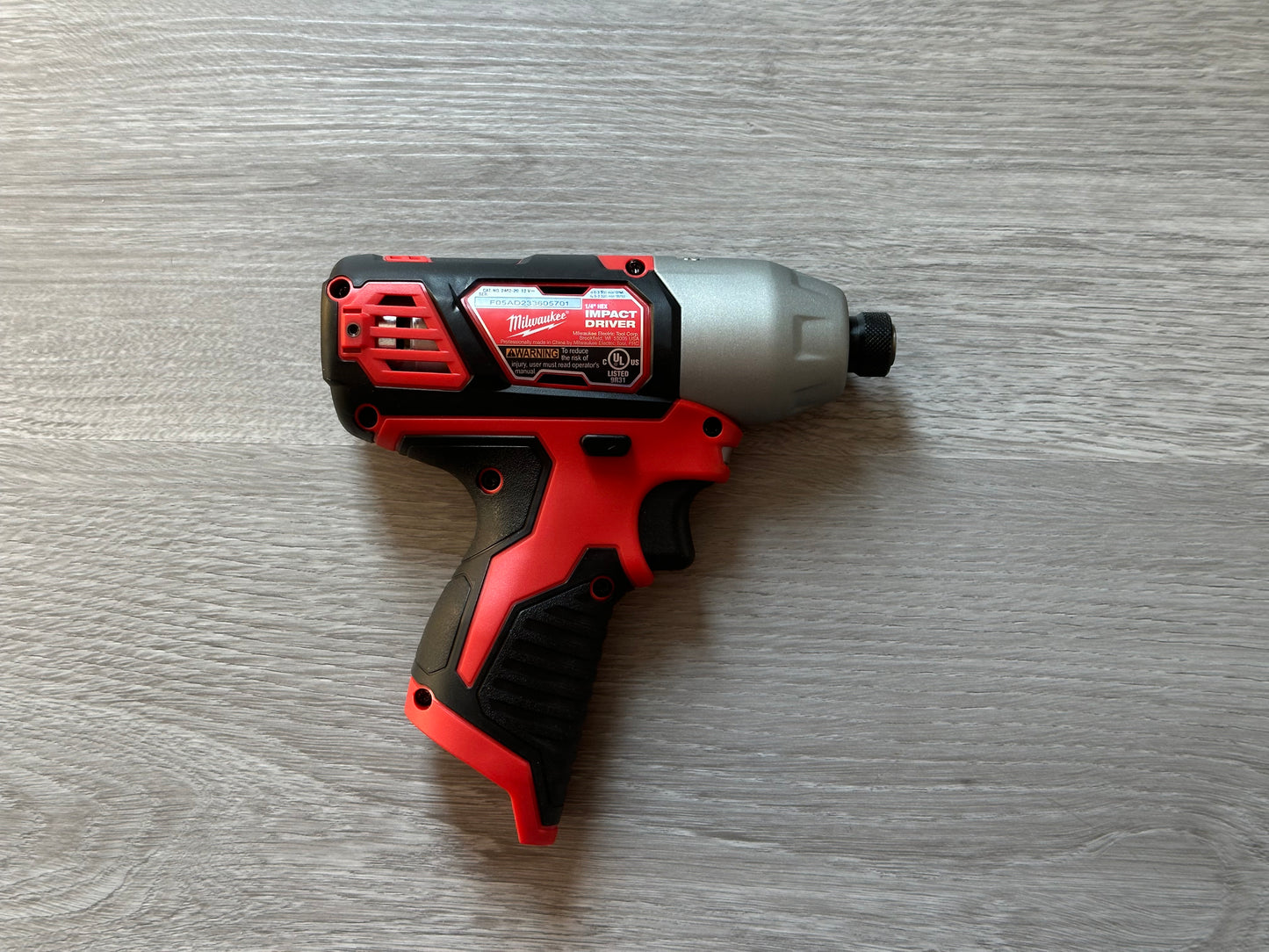 Milwaukee M12 Cordless 1/4 in. Hex Impact (2462-20)