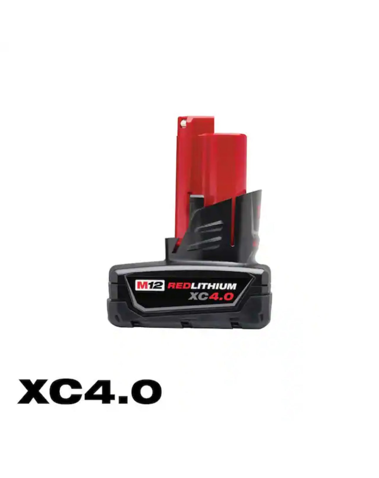 Milwaukee M12 XC 4.0 Ah Battery Pack No Wraparound