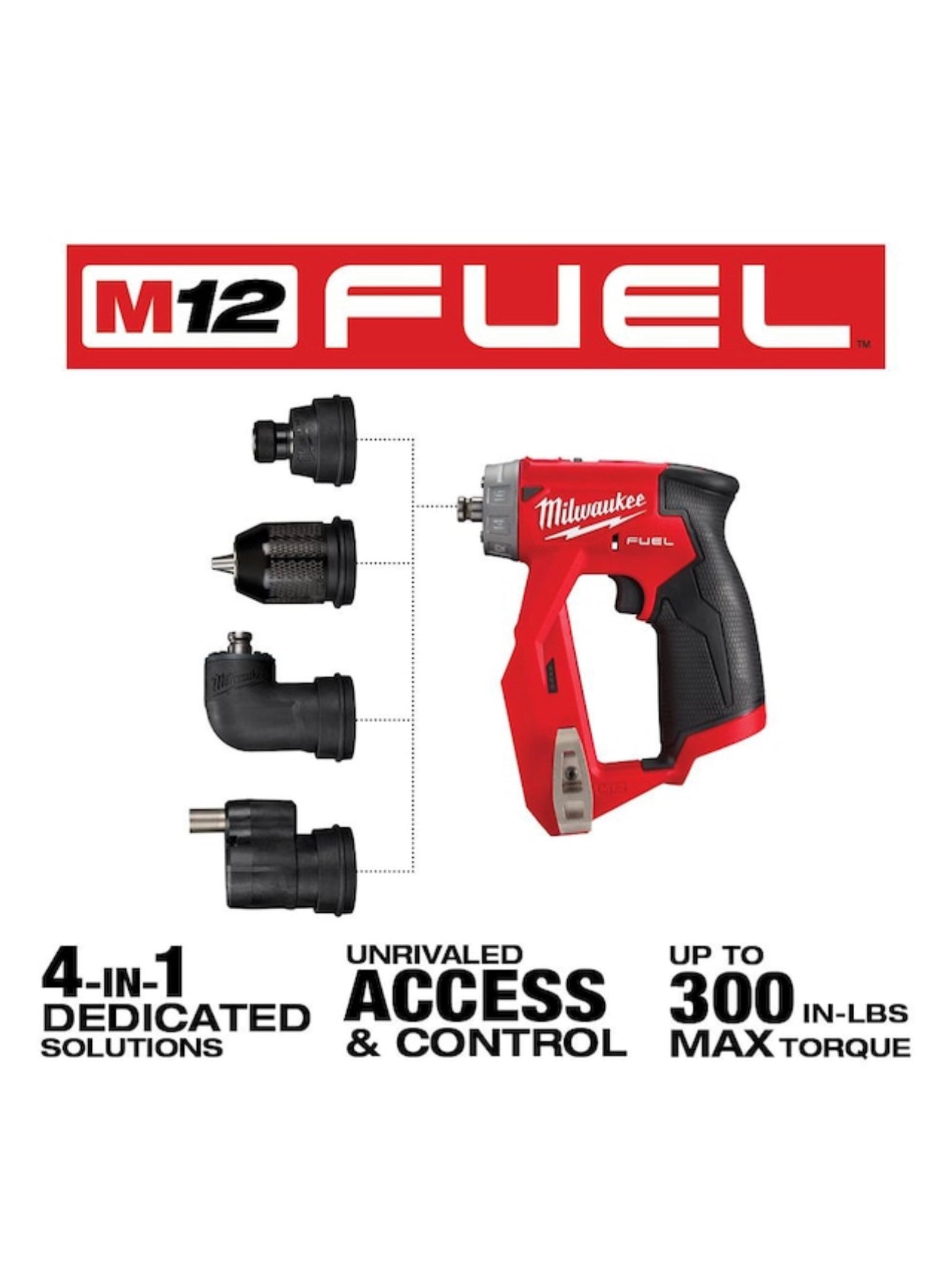 Milwaukee 3/8" M12 FUEL Installationsbohrschrauber (2505-20) 