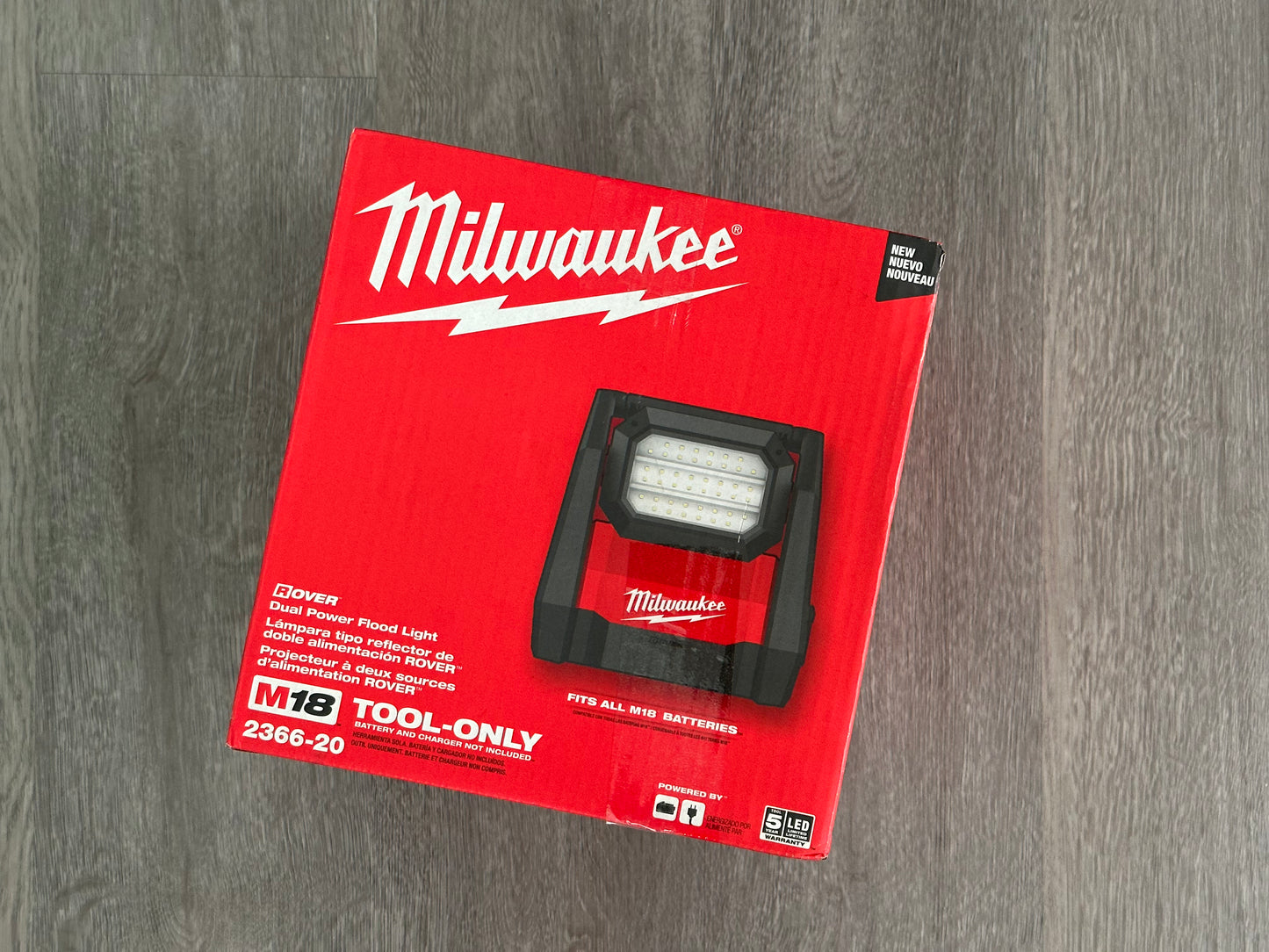 Milwaukee M18 GEN-2 Cordless 4000 Lumens ROVER LED AC/DC Flood Light (2366-20)